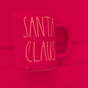 Rae Dunn Red Santa Claus Mug